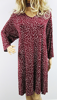 Boutique Sleeve A-Dress-Plus