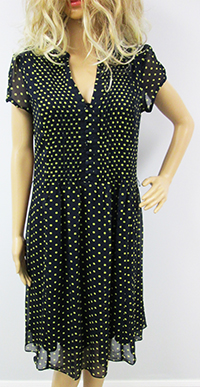 Crepe Georgette/Polka Dot Dress
