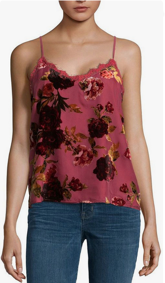 a.n.a Velvet Trim Cami