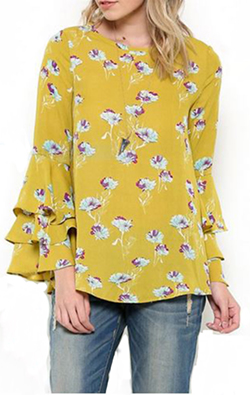 BLOUSE/CHIFFON