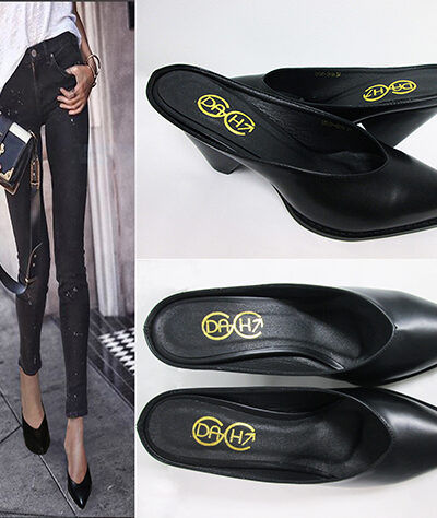 Rome Style Pointed Toe Pumps