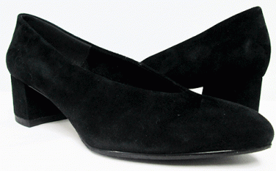 Bella Vita women's block heels pump suede