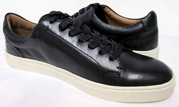 Frye Ivy Black Leather Low Lace