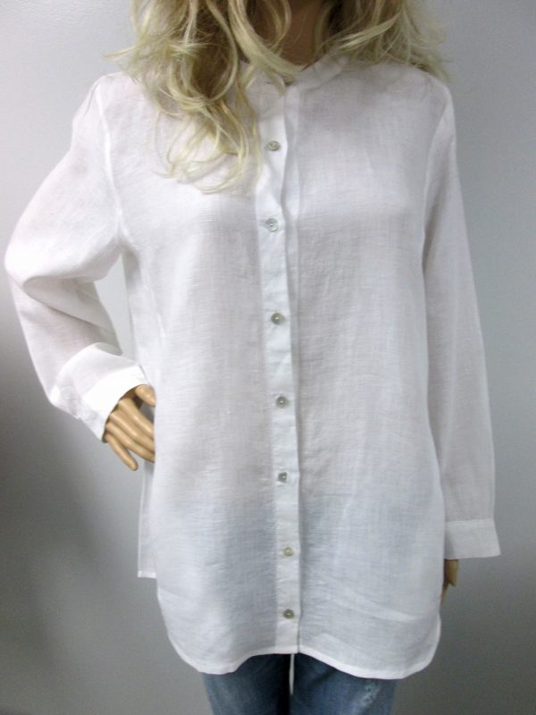 Eileen Fisher Organic Linen Button down/size Medium - gdacht