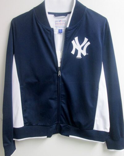 New York Yankees XL Full Zipper Jacket - 2 Tone Navy