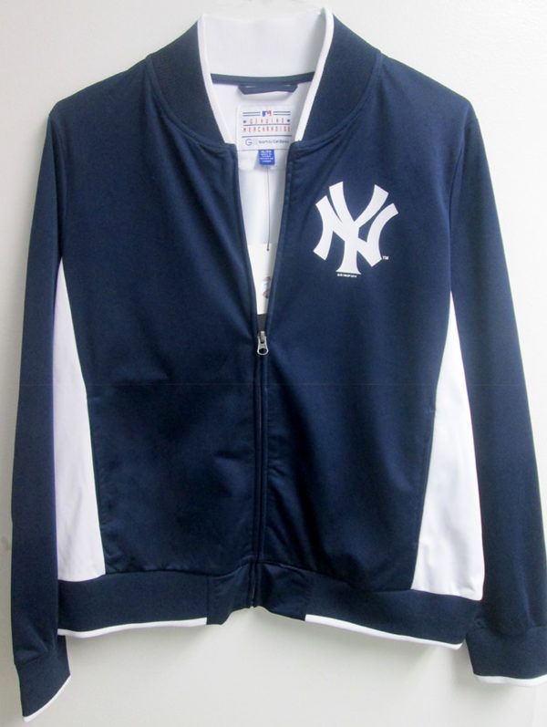 New York Yankees Full Zipper Jacket – 2 Tone Navy