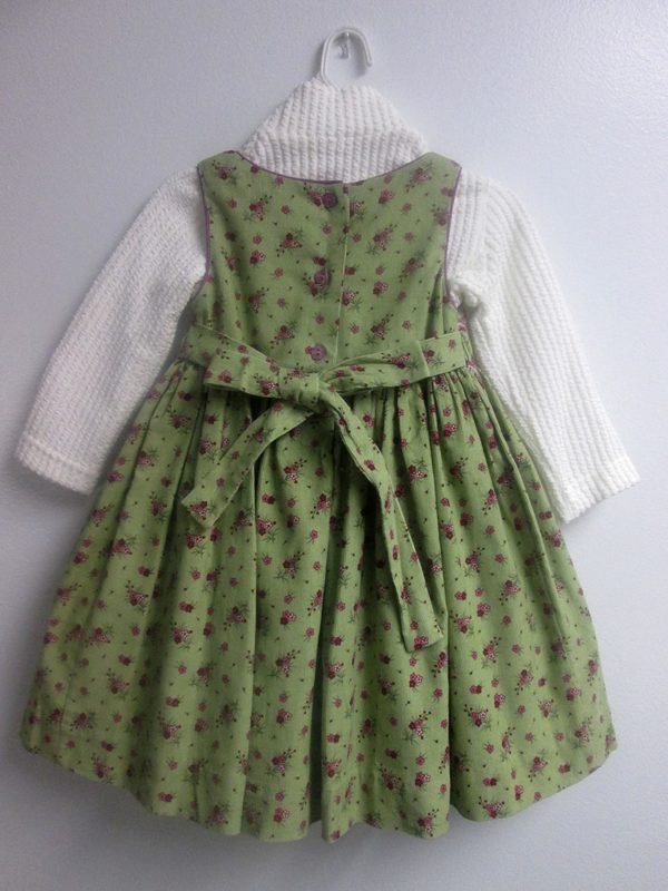 Corduroy/Floral/Baby Girl 2 Piece set Dress Fall/Winter - gdacht