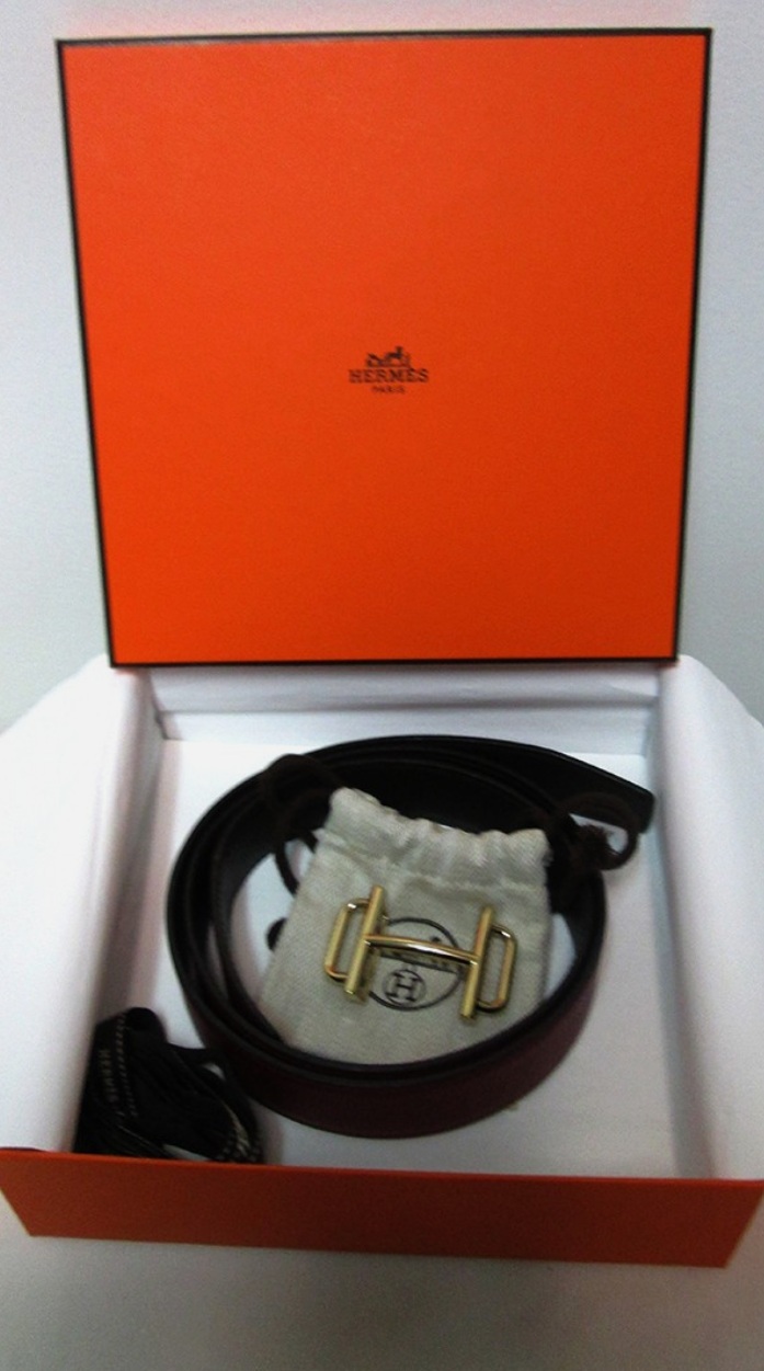 Hermes Royal belt buckle & Reversible leather