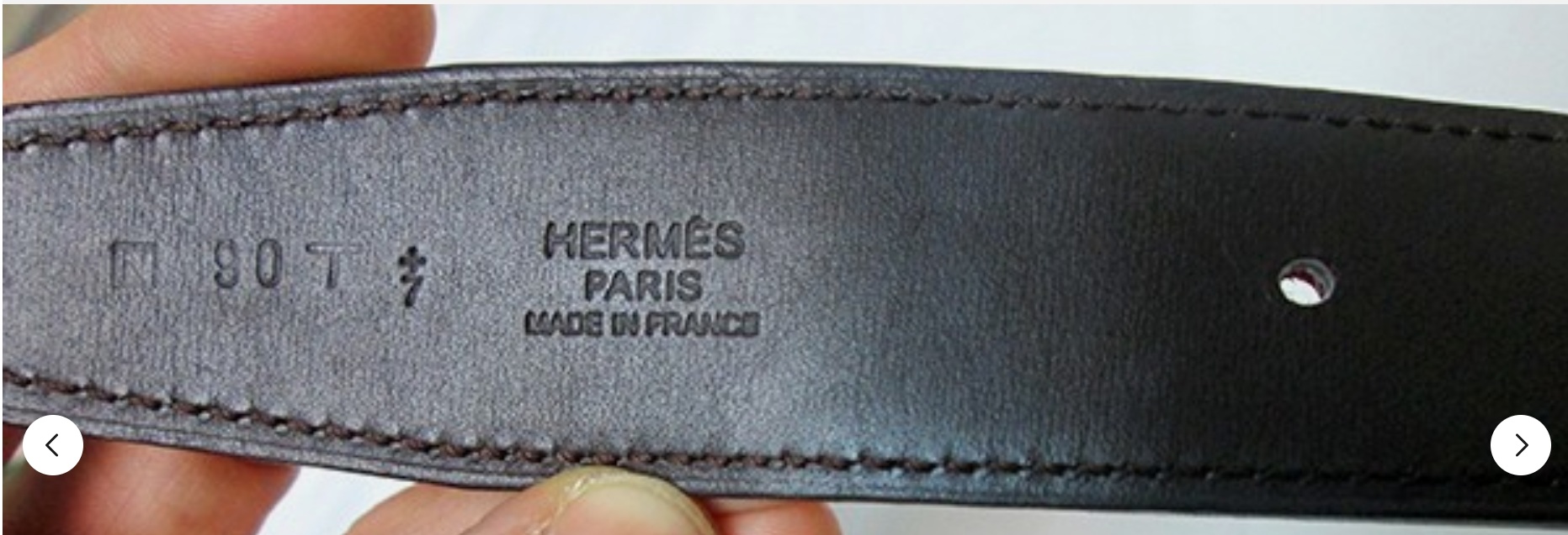 Hermes Royal belt buckle & Reversible leather