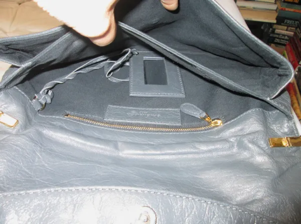Balenciaga Iconic Envelope Classic Clutch Bag Leather Handbag 12" x 8"